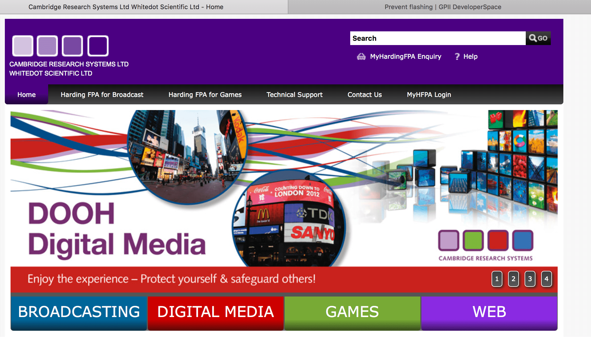 Analyseur de flashs et de motifs Harding.